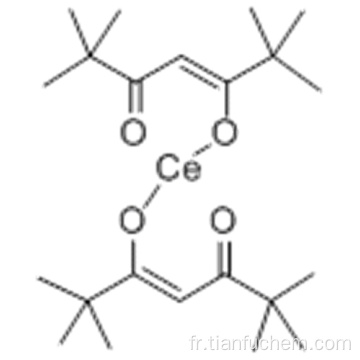 Cérium, tétrakis (2,2,6,6-tétraméthyl-3,5-heptanedionato-kO3, kO5) -, (57190467, SA-8-11&#39;&#39;11&#39;&#39;1&#39;&#39;1&#39;&#39;1 &#39;&#39; &#39;) - CAS 18960-54-8
